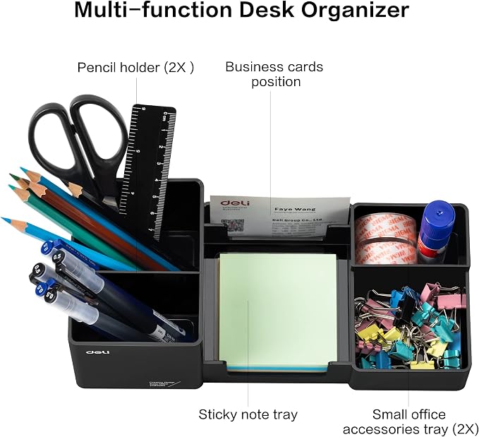 deli Desk Organizer, Plastic Desktop Organizer - Image 3