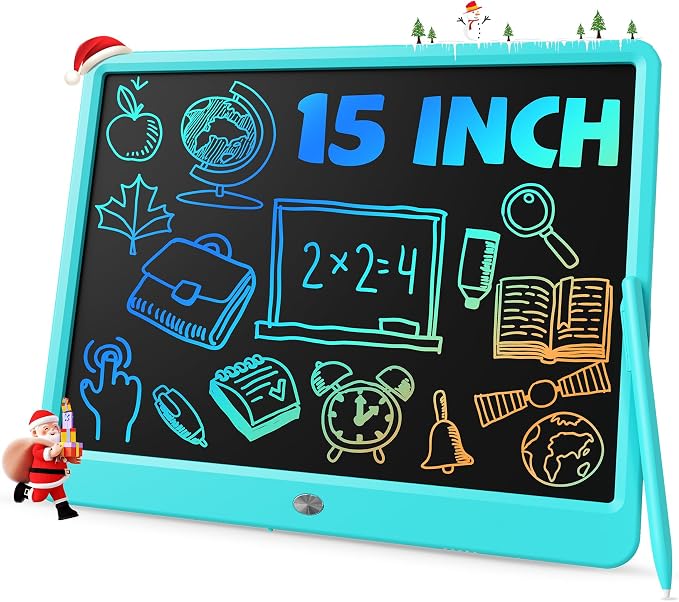 TEKFUN 15" LCD Writing Tablet for Kids, Large Drawing Pad for Boys & Girls by TEKFUN