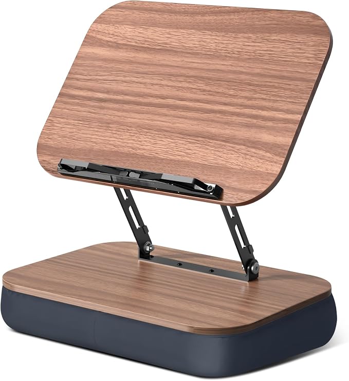 Lap Bean Bag Book Holders for Reading Hands Free, Adjustable Book Stand | - Image 9