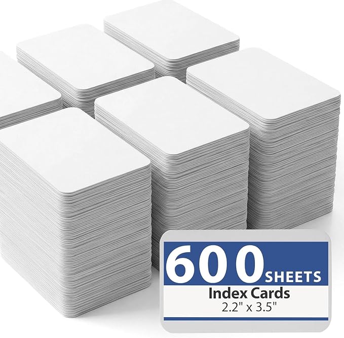 Koogel 600PCS White Blank Business Cards, 2.2 x 3.5 Inch, Small Blank Paper by KOOGEL