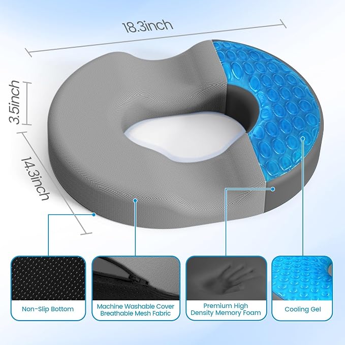 Donut Pillow Seat Cushion - Image 2