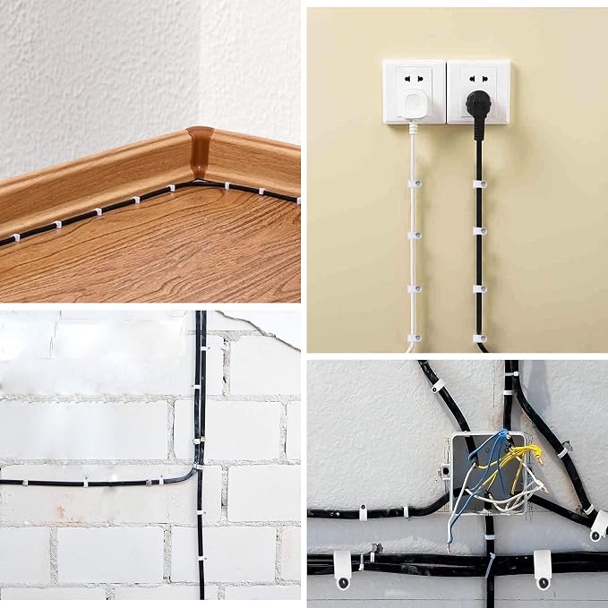 Abnii Cable Clips, Wire Wall Clips - Image 7