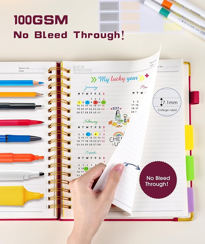 Hardcover Spiral Notebook journal - Image 6
