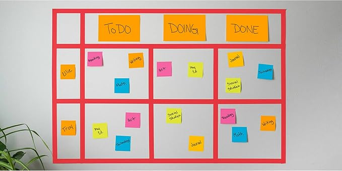 Post-it Super Sticky Notes, 6 x 4 in, Neon Fizz, 8 Pads, 45 Sheets/Pad | School - Image 12