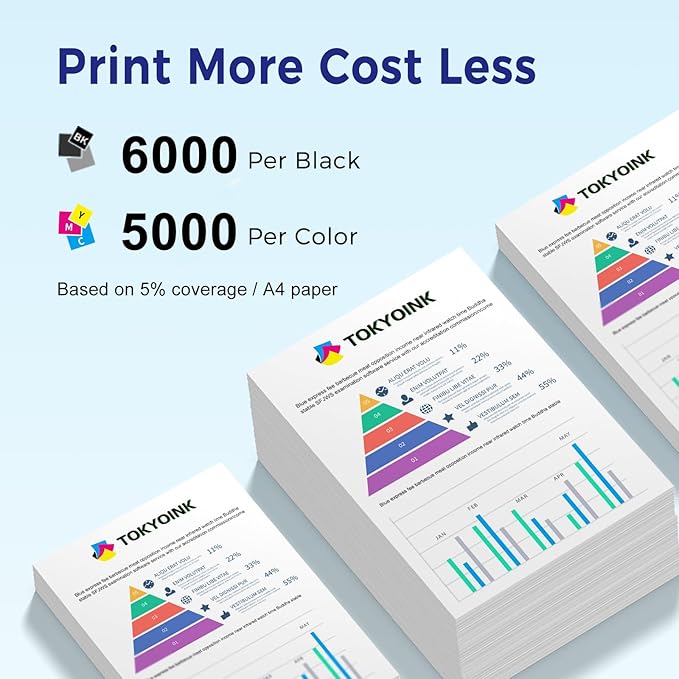 LC406XL Ink Cartridges Replacement for Brother LC406 LC 406 XL Ink Cartridge Compatible with MFC-J4335DW MFC-J6955DW MFC-J5855DW MFC-J4535DW Printers (4Pack)-DeskLoop Office