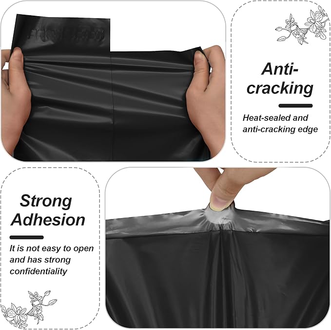 JinRuiKJ Thank You Poly Mailer 14.5x19 Inch 50 PCS, Shipping Bags - Image 4
