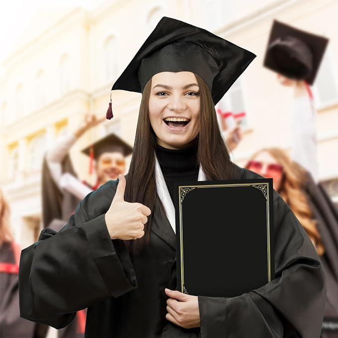BELLE KR® Black Certificate Holders 8.5 x 11, Documents and Diplomas - Image 6