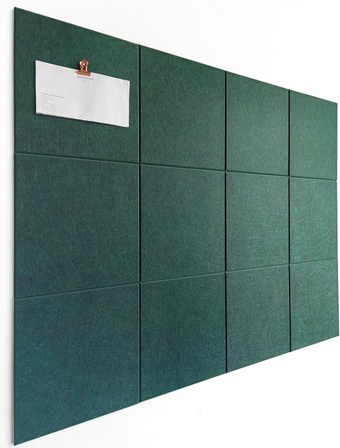 DECORITA Green Bulletin Board | Large Cork Boards Alternative by DesignerManufacturerofInnovativeBulletinBoardSolutionsforHomeOffice