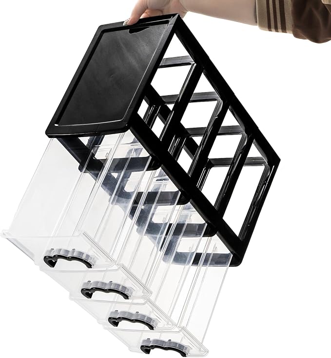Cididu Desktop Organizer with 4 Drawers, Small Desk Organizer Storage Box - Image 4