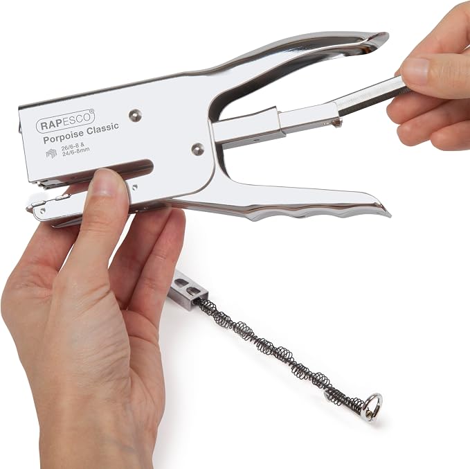Rapesco R81000A3 Porpoise Classic Stapling Plier, 45 Sheet Capacity, Uses Type - Image 5