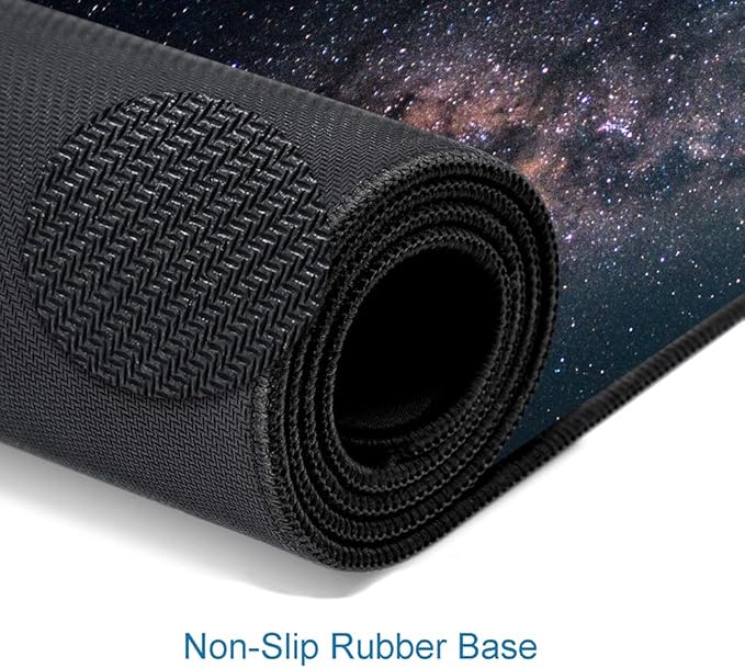 Large Gaming Mouse Pad with Stitched Edges, Galaxy Desk Mat, Extended XL - Image 4