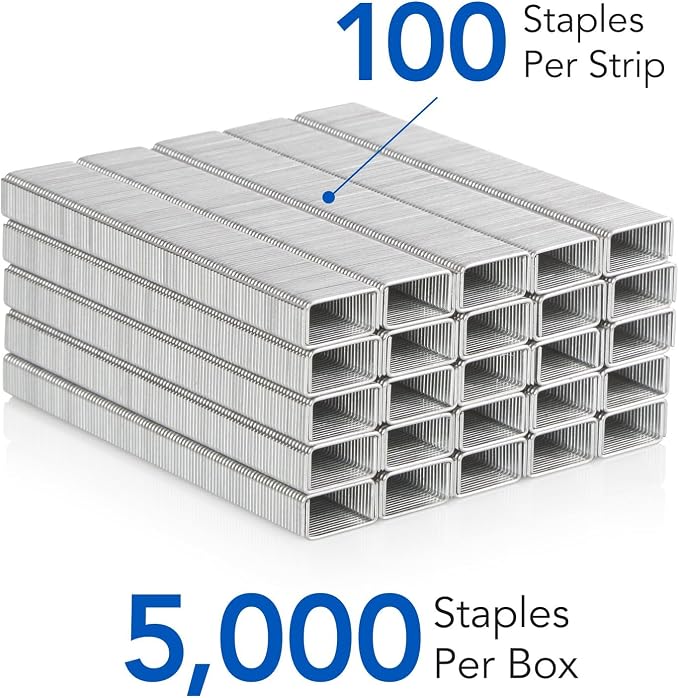 Swingline Staples, Heavy Duty, 1/4" Length, 25 Sheet Capacity - Image 2