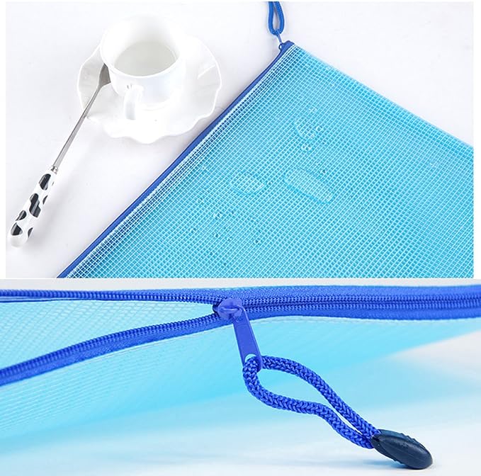Small Zipper Envelope Document Storage Pouch Bag Invoice Holder Organizer - Image 6