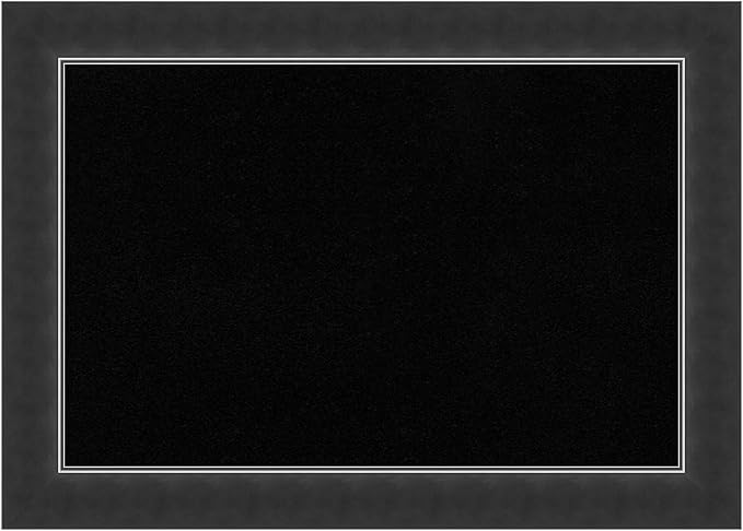 Amanti Art Black Cork Board for Wall, 15x21 Vision Board with Black Wood Frame, Small Corkboard Office Decor for Home Organization, Modern Corkboard Pinboard to Display Items for Home Organization in-DeskLoop Office