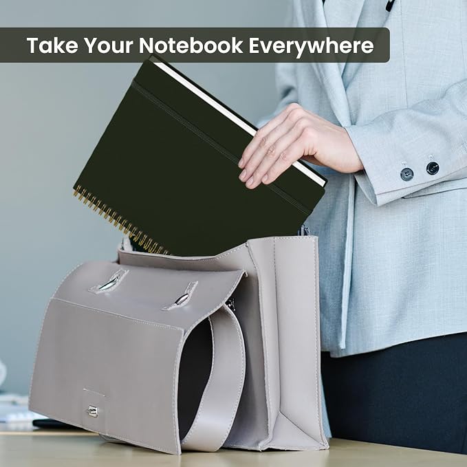 Taja Spiral Lined Notebook, 8.5"x11" Notebooks - Image 7