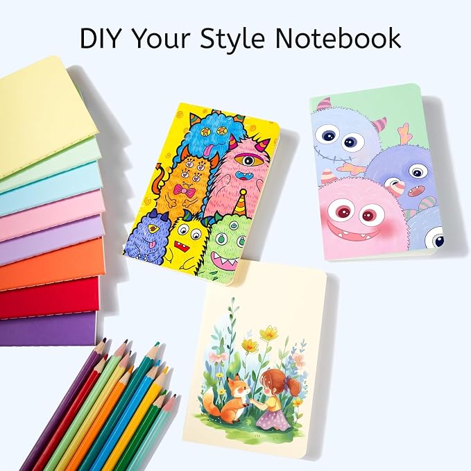 Oucaru 80 Pack Small Pocket Notebook, Mini Lined Notebook 3.5 x 5.5 Inches - Image 6