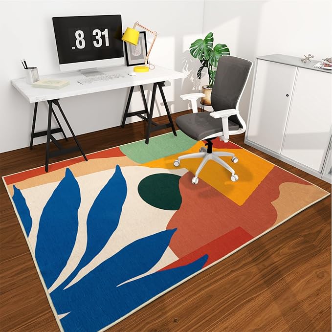 Office Chair Mat for Hardwood Floor, Machine Wash by CHAKME