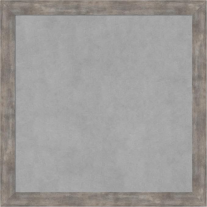 Amanti Art Silver Framed Magnetic Board 23x23 Medium Vision Board by AmantiArt