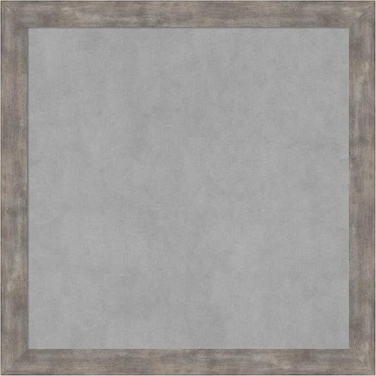 Amanti Art Silver Framed Magnetic Board 23x23 Medium Vision Board by AmantiArt