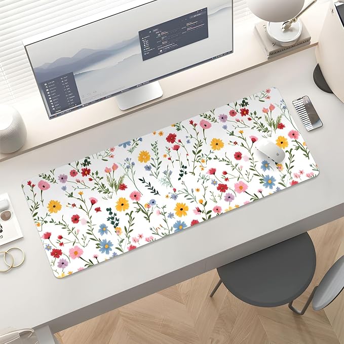 Mousepad Desk Mat Gaming Large Keyboard Cute Office Desktop Computer Laptop - Image 5