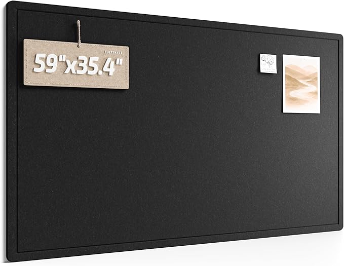 Fluxynara Large Bulletin Board, Foldable Felt Pin Board by FLUXYNARA