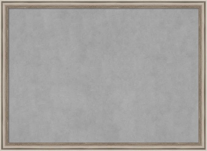Amanti Art Silver Framed Magnetic Board 22x30 Medium Vision Board by AmantiArt