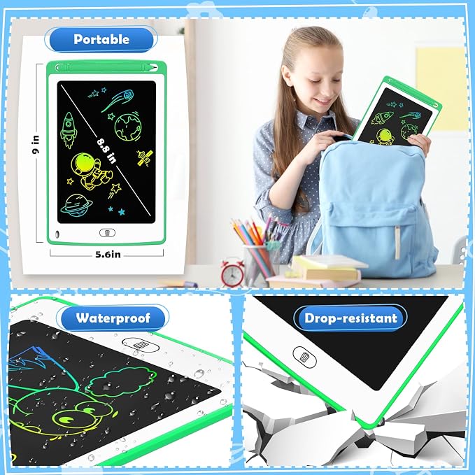 LCD Writing Tablet for Kids, 8.5 Inch Colorful Doodle Board Drawing Tablet - Image 5
