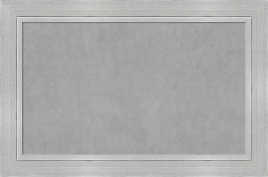 Amanti Art Silver Framed Magnetic Board 31x47 Large Vision Board by AmantiArt
