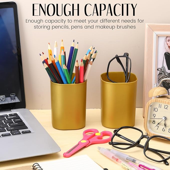 30 Pack Pen Holder Pen Cups for Desk Organizers and Storage Stationery Plastic - Image 3