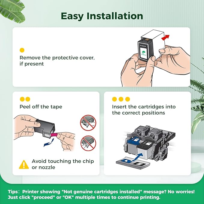 COLORETTO 63XL Ink Cartridges Black and Color for HP Ink 63 Work with Officejet 4650 3830 5255 5258 4655 Envy 4512 4520 4516 Deskjet 1112 3630 for HP 63XL Ink Cartridges Combo Pack HP63 Replacement-DeskLoop Office