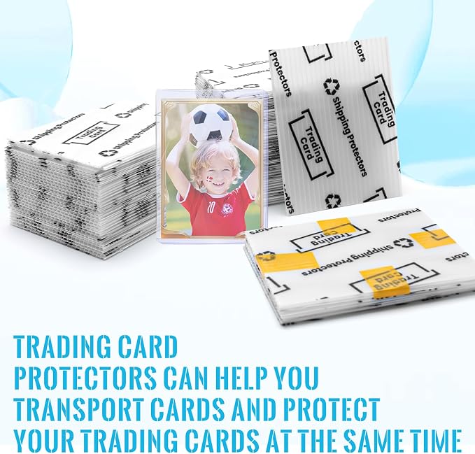 200+1 Pack Trading Card Shipping Protector 3.5'' x 4.5'', Coldairsoap Sports - Image 6