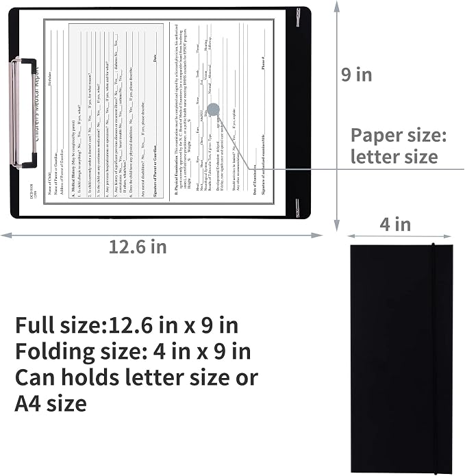 CGPAPnunu Nursing Clipboard Foldable-2Packs-Nurse - Image 3