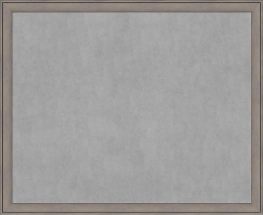 Amanti Art Grey Framed Magnetic Board 35x43 X-Large Vision Board by AmantiArt