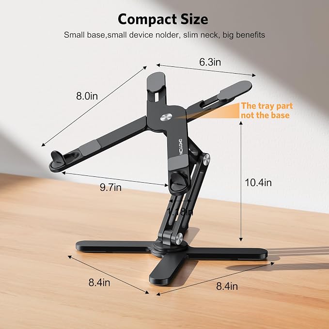 OMOTON 360° Rotating Laptop Stand Riser - Image 5