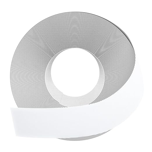 GSCIT Club Melamine Edge Banding, 2 inch x 25ft White Edge Banding with Hot Melt Adhesive Pre-glued Cabinet Edge Banding Flexible White Veneer Edging for Plywood Furniture Table-DeskLoop Office