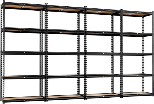LEVELEVE 5-Tier Storage Shelving Unit, 2020 lbs Capacity, Heavy Duty Adjustable by Enjoyyourlife