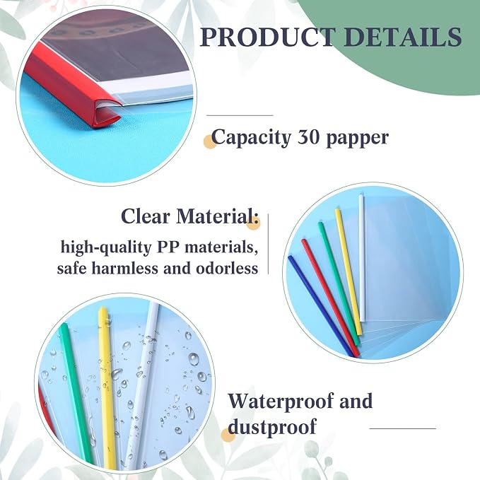 Mimorou 100 Pcs Clear Report Cover - Image 6