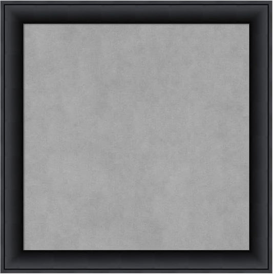 Amanti Art Black Framed Magnetic Board 23x23 Medium Vision Board by AmantiArt