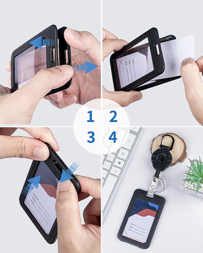 Uniclife 1 Pack ID Badge Holder - Image 4