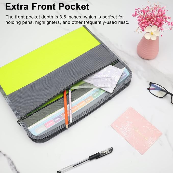 NAFY Expanding File Folder, 13 Pockets Document Organizer - Image 4