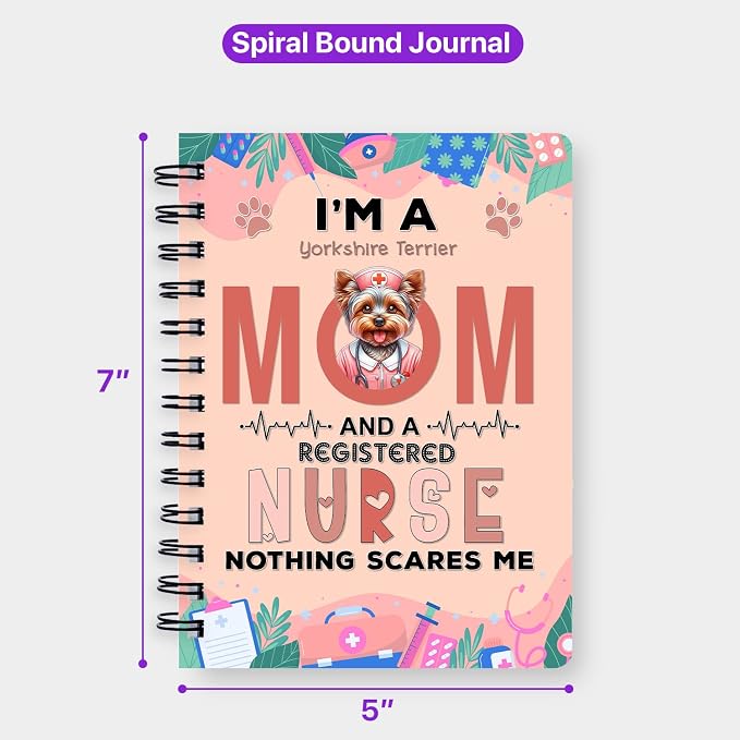 Ninety3POD I'm a Yorkshire Terrier Mom and a Registered Nurse Nothing Scares Me - Image 5