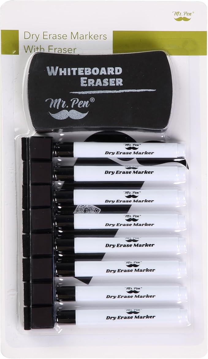 Mr. Pen- Magnetic Dry Erase Markers, 8 Pack - Image 8