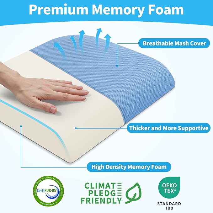 TranquilRelax XLarge Seat Cushion, Memory Foam Cushion - Image 2