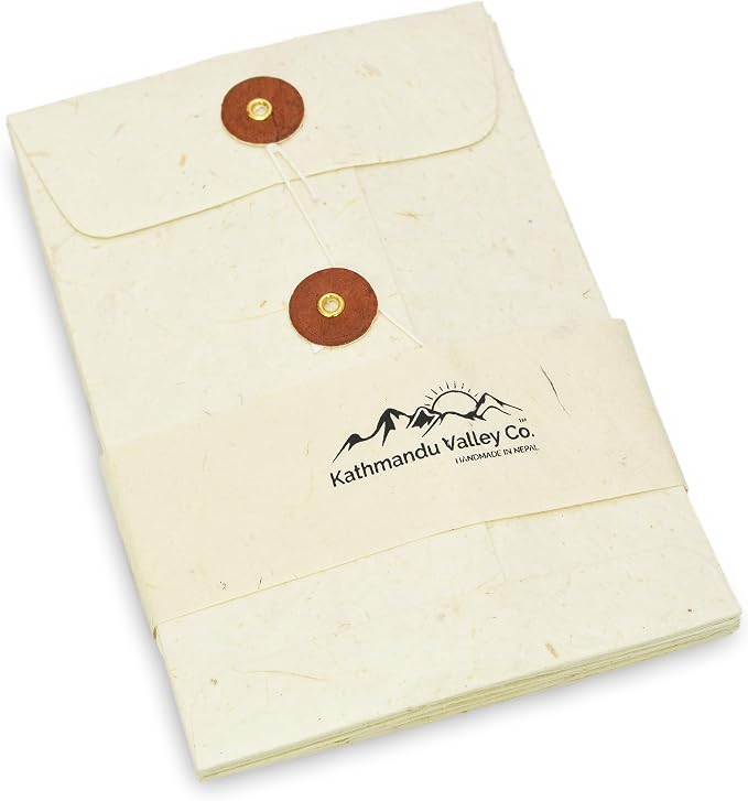 Kathmandu Valley Co. Handmade Lokta Paper Envelope - Image 3