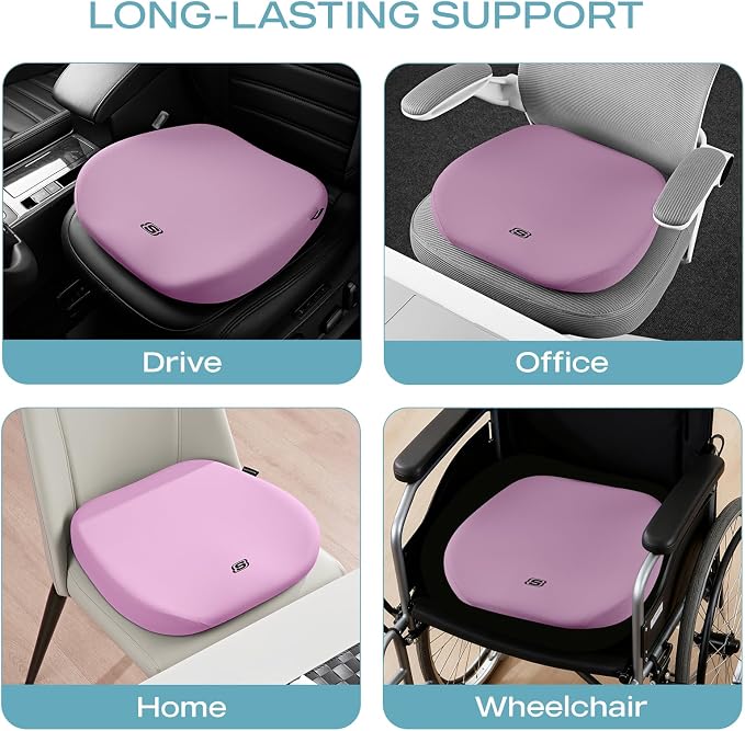 Skechers Seat Cushion Premium Gel & Memory Foam-Office Chair Cushion - Image 6