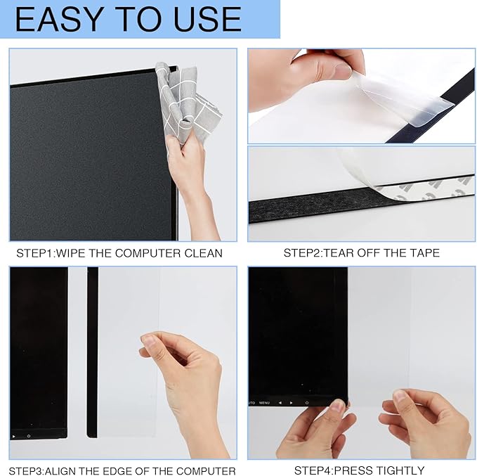 2pcs Office Desk Accessories Monitor Memo Board Computer Message Board Office - Image 3