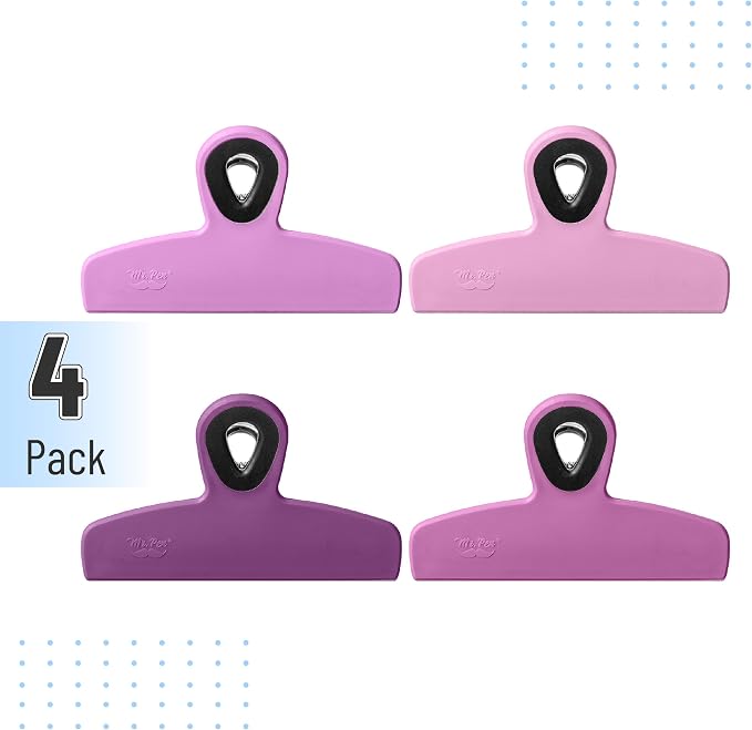 Mr. Pen- Magnetic Bag Clips, 4 Pack, Durable Plastic - Image 2