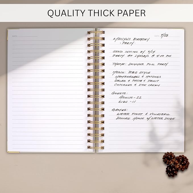 Aesthetic Thick Spiral Notebook Journal - Image 7