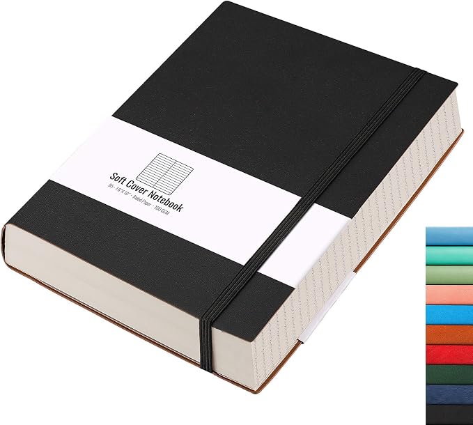 AHGXG 8.5''×11'' Notebook College Ruled by AHGXG