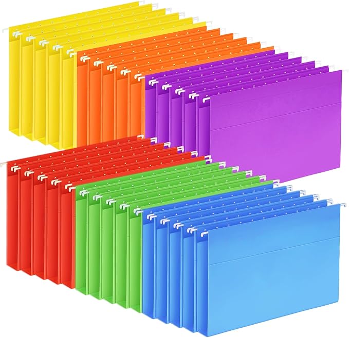 30 Pack Hanging File Folders, Letter Size by LACCHOUFEE